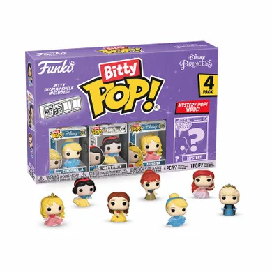 Funko Bitty POP! Disney Księżniczki, mini figurki, 4 szt.