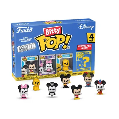 Funko Bitty Pop! Disney, mini figurki kolekcjonerskie, 4 szt.