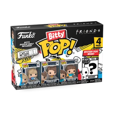 Funko Bitty Pop! Friends, mini figurki kolekcjonerskie, 4 szt.