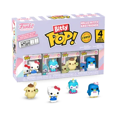 Funko Bitty Pop! Hello Kitty and Friends, mini figurki kolekcjonerskie, 4 szt.