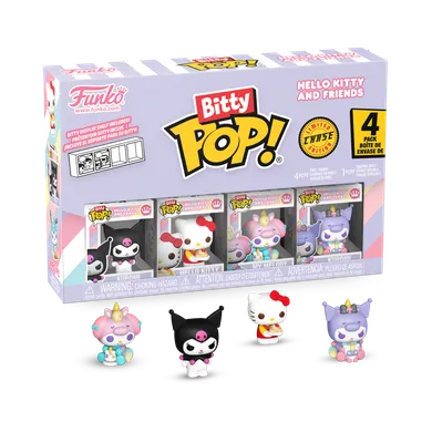 Funko Bitty Pop! Hello Kitty and Friends, mini figurki kolekcjonerskie, 4 szt.