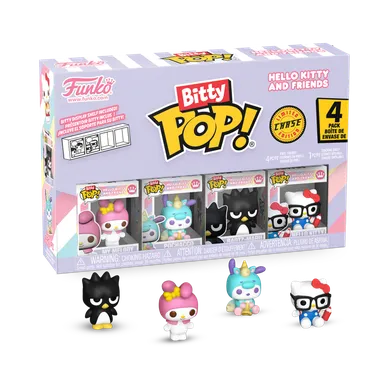 Funko Bitty Pop! Hello Kitty and Friends, mini figurki kolekcjonerskie, 4 szt.