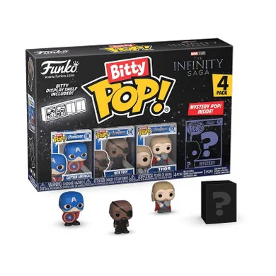 Funko Bitty POP! Marvel, mini figurki, 4 szt.