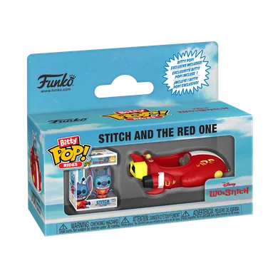 Funko Bitty Pop! Rides: Lilo i Stitch, The Red One, mini figurka kolekcjonerska