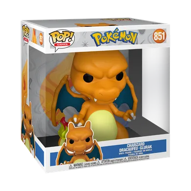 Funko Jumbo Pop! Games: Pokemon, Charizard, figurka kolekcjonerska