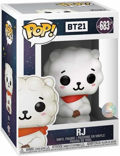 Funko Pop Animation, BT21, RJ, nr 683, figurka
