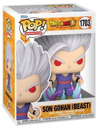 Funko Pop! Animation: Dragon Ball Super: Super Hero, Son Gohan Bestia, figurka kolekcjonerska