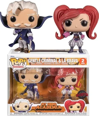 Funko Pop! Animation: My Hero Academia, Gentle Criminal & La Brava, figurka kolekcjonerska, 2 szt.