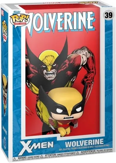 Funko Pop! Comic Covers: Marvel, Wolverine, figurka kolekcjonerska z plakatem