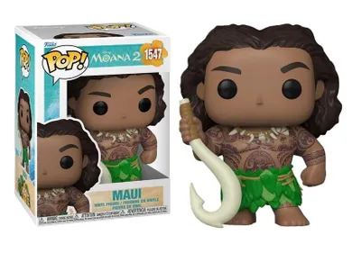 Funko Pop! Disney: Vaiana 2, Maui z Hakiem, figurka kolekcjonerska