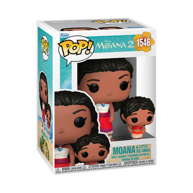 Funko Pop! Disney: Vaiana 2, Vaiana z siostrą Simea, figurka kolekcjonerska