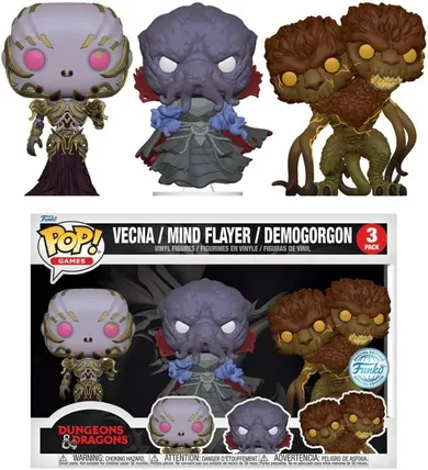 Funko Pop! Games: Dungeons & Dragons, Złoczyńcy, figurka, 3 szt.