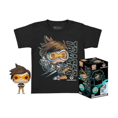 Funko Pop! Games: Overwatch, Tracer, figurka kolekcjonerska + koszulka, rozmiar M