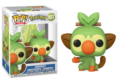 Funko Pop! Games: Pokemon, Grookey, figurka kolekcjonerska