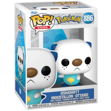 Funko Pop! Games: Pokemon, Oshawott, figurka kolekcjonerska