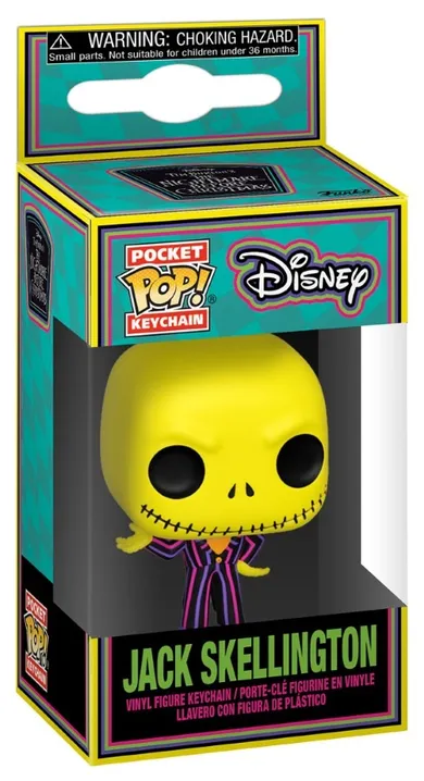 Funko Pop! Keychain: Miasteczko Halloween, Jack Skellington, brelok z figurką