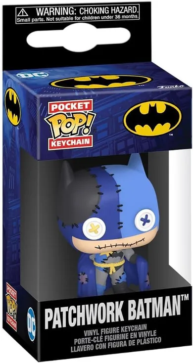 Funko Pop! Keychain: Patchwork Batman, brelok z figurką