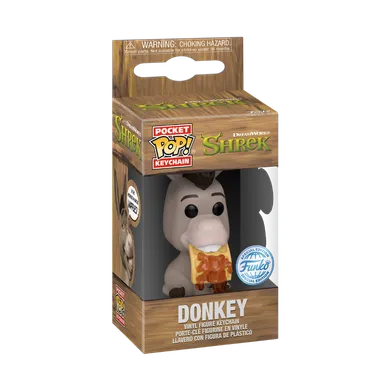 Funko Pop! Keychain: Shrek, Osioł z gofrem, brelok z figurką