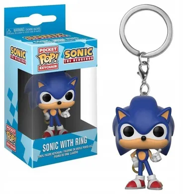 Funko Pop! Keychain: Sonic z pierścieniem, brelok z figurką
