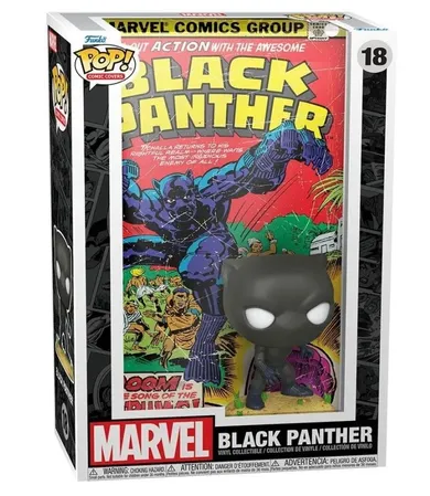 Funko Pop! Marvel: Comic Covers, Black Panther, figurka kolekcjonerska