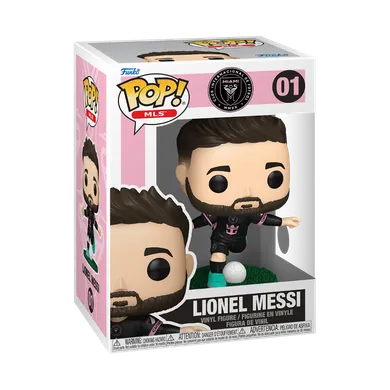 Funko Pop! MLS: Inter Miami CF, Messi w stroju wyjazdowym, figurka kolekcjonerska