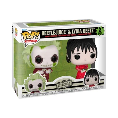 Funko Pop! Movies: Beetlejuice 2, Beetlejuice i Lydia, figurki kolekcjonerskie, 2 szt.