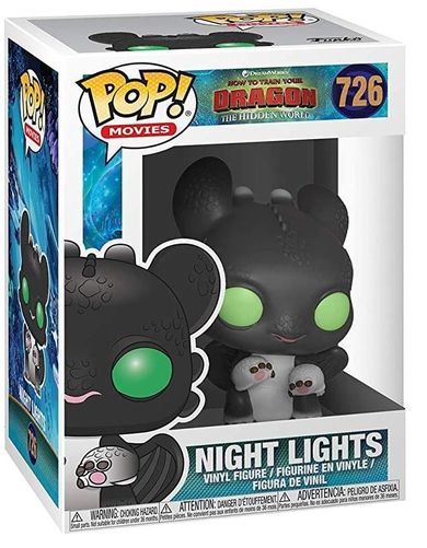 Funko Pop Movies, Jak wytresować smoka 3, Night Lights, czarny, nr 726, figurka