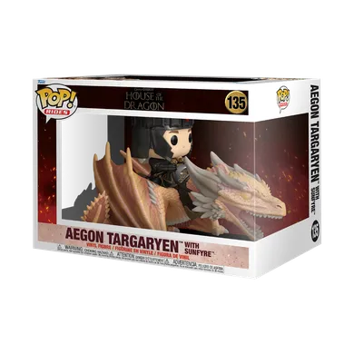 Funko Pop! Rides: House of the Dragon, Aegon z Sunfyre, figurka kolekcjonerska