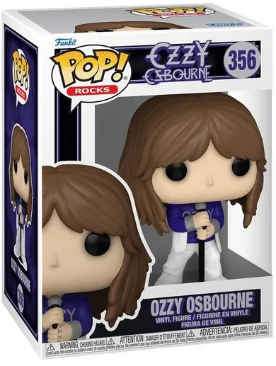 Funko Pop! Rocks: Ozzy Osbourne w białym stroju z frędzlami, figurka kolekcjonerska