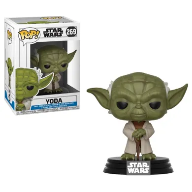 Funko Pop Star Wars Bobble, Clone Wars - Yoda, nr 269, figurka winylowa