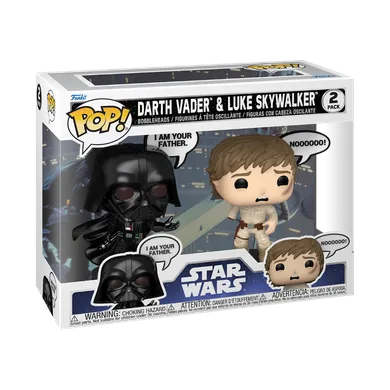 Funko Pop! Star Wars Saying: Darth Vader & Luke Skywalker, figurki kolekcjonerskie
