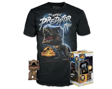 Funko Pop! T-Shirt, rozmiar M + T-Rex, figurka