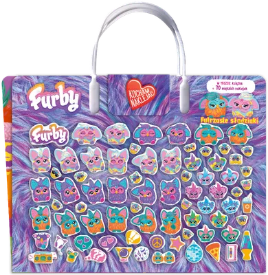 Furby. Futrzaste słodziaki. Kocham naklejać