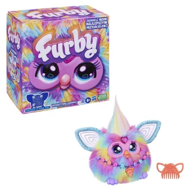 Furby, Tie Dye, pluszowa zabawka elektroniczna