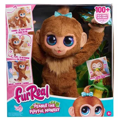 Furreal Friends, Peanut the Playful Monkey, rozbrykana małpka, maskotka interaktywna