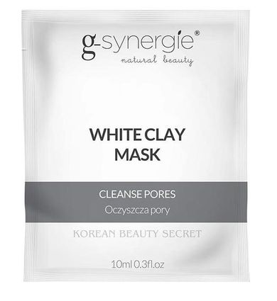 G-Synergie, White Clay Mask, oczyszczająca maska z białą glinką, 10 ml