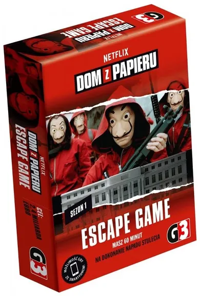 G3, Dom z papieru, Escape Game, gra strategiczna