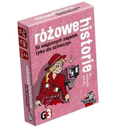 G3, Różowe historie, 50 magicznych zagadek tylko dla dziewczyn, gra karciana