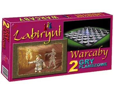 Gabi, Warcaby + Labirynt, gra logiczna 2w1