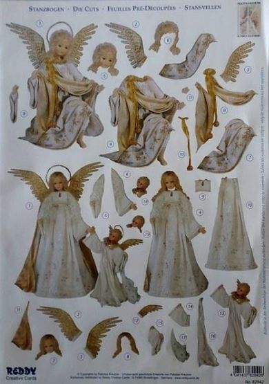 Galeria Hobby, arkusz do techniki 3D, sztancowany, A4, 29,7-21 cm