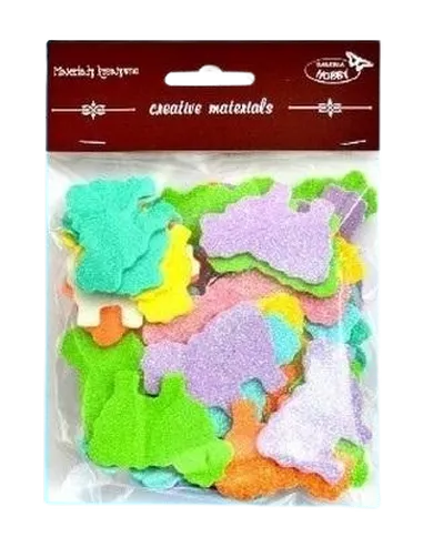 Galeria Hobby, baranki brokatowe, 60 szt.