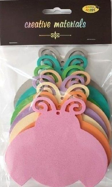 Galeria Hobby, biedronki z pianki, 10,5-9 cm, 8 szt.