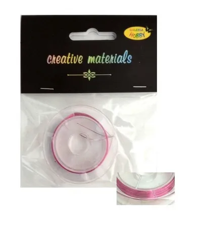 Galeria Hobby, drut miedziany, pink, 0.3mm, 10 mb