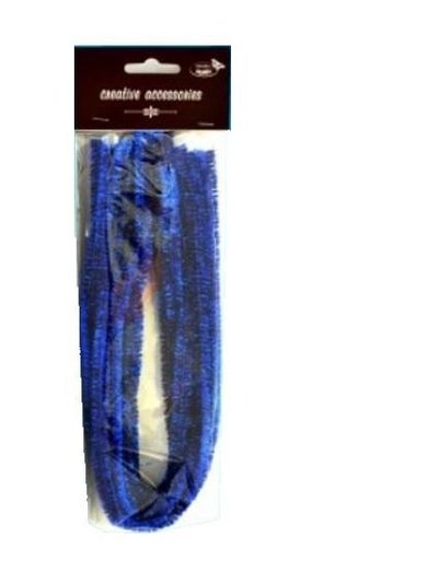 Galeria Hobby, druty chenille, niebieskie, 9mmx50cm, 10 szt.