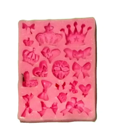 Galeria Hobby, forma silikonowa, kokardki i korony