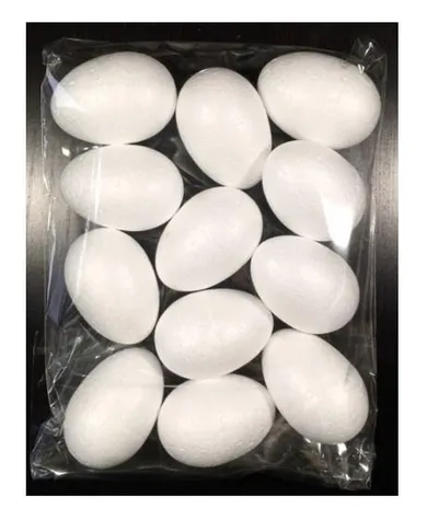 Galeria Hobby, Jajo styropianowe, 80mm, 12 szt.