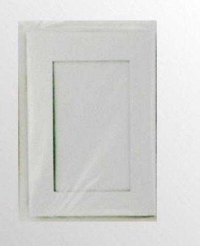 Galeria Hobby, karta passepartout + koperta, srebrna, 5 szt.