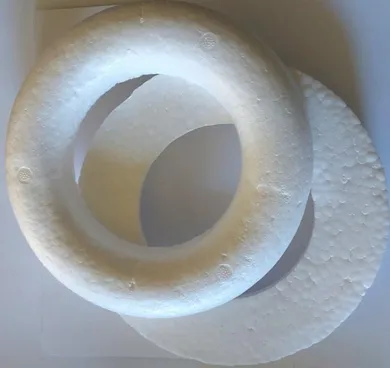 Galeria Hobby, koło ze styropianu, półpłaskie, 20cm, 2 szt.