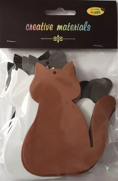 Galeria Hobby, koty z pianki, 9-11 cm, 8 szt.
