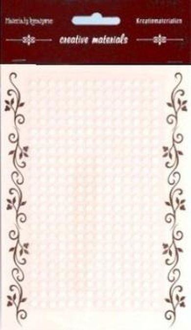 Galeria Hobby, półperełki, białe, 4 mm, 336 szt.